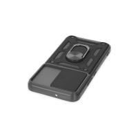 Newface Samsung Galaxy S22 Kılıf Pars Lens Yüzüklü Silikon - Siyah