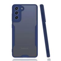 Newface Samsung Galaxy S21 FE Kılıf Platin Silikon - Lacivert