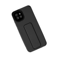 Newface Samsung Galaxy A03 Kılıf Mega Standlı Silikon - Siyah