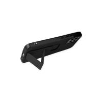 Newface Samsung Galaxy A03 Kılıf Mega Standlı Silikon - Siyah