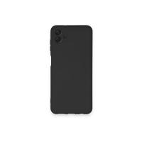 Newface Samsung Galaxy A04 Kılıf Nano içi Kadife Silikon - Siyah