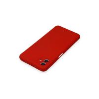 Newface Samsung Galaxy A04 Kılıf Nano içi Kadife Silikon - Kırmızı