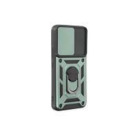 Newface Samsung Galaxy S23 Kılıf Pars Lens Yüzüklü Silikon - Yeşil