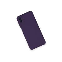 Newface Samsung Galaxy A04 Kılıf Nano içi Kadife Silikon - Mor