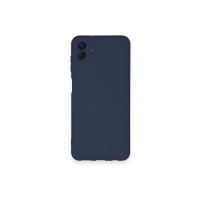 Newface Samsung Galaxy A04 Kılıf Nano içi Kadife Silikon - Lacivert