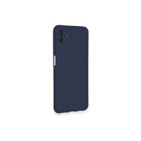 Newface Samsung Galaxy A04 Kılıf Nano içi Kadife Silikon - Lacivert