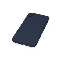 Newface Samsung Galaxy A04 Kılıf Nano içi Kadife Silikon - Lacivert