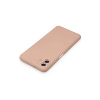 Newface Samsung Galaxy A04 Kılıf Nano içi Kadife Silikon - Pudra