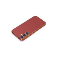 Newface Samsung Galaxy S23 FE Kılıf Volet Silikon - Kırmızı