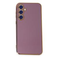 Newface Samsung Galaxy S23 FE Kılıf Volet Silikon - Mor