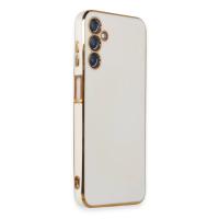 Newface Samsung Galaxy M14 5G Kılıf Volet Silikon - Beyaz