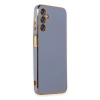 Newface Samsung Galaxy M14 5G Kılıf Volet Silikon - Mavi