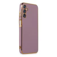 Newface Samsung Galaxy M14 5G Kılıf Volet Silikon - Mor