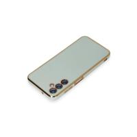 Newface Samsung Galaxy M14 5G Kılıf Volet Silikon - Açık Yeşil