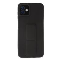 Newface Samsung Galaxy A04 Kılıf Mega Standlı Silikon - Siyah
