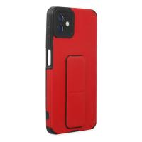 Newface Samsung Galaxy A04 Kılıf Mega Standlı Silikon - Kırmızı