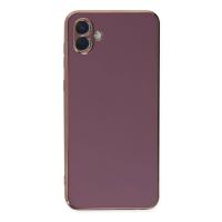 Newface Samsung Galaxy A04 Kılıf Volet Silikon - Mor