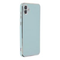 Newface Samsung Galaxy A04 Kılıf Volet Silikon - Açık Yeşil