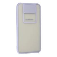 Newface Samsung Galaxy J7 Kılıf Palm Buzlu Kamera Sürgülü Silikon - Lila