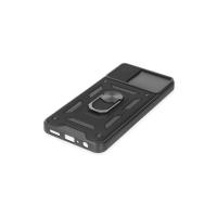 Newface Samsung Galaxy A04 Kılıf Pars Lens Yüzüklü Silikon - Siyah