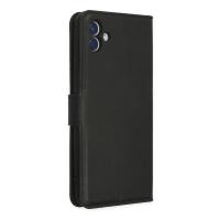 Newface Samsung Galaxy A04 Kılıf Trend S Plus Kapaklı Kılıf - Siyah