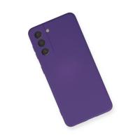 Newface Samsung Galaxy S21 FE Kılıf Nano içi Kadife Silikon - Mor