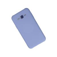 Newface Samsung Galaxy J7 Kılıf Nano içi Kadife Silikon - Lila