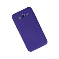 Newface Samsung Galaxy J7 Kılıf Nano içi Kadife Silikon - Mor