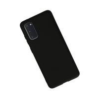 Newface Samsung Galaxy S20 Kılıf Nano içi Kadife Silikon - Siyah