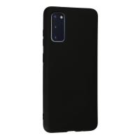Newface Samsung Galaxy S20 Kılıf Nano içi Kadife Silikon - Siyah