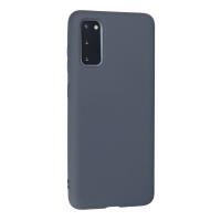 Newface Samsung Galaxy S20 Kılıf Nano içi Kadife Silikon - Gri