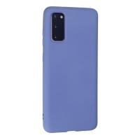 Newface Samsung Galaxy S20 Kılıf Nano içi Kadife Silikon - Lila