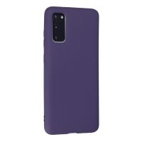 Newface Samsung Galaxy S20 Kılıf Nano içi Kadife Silikon - Mor