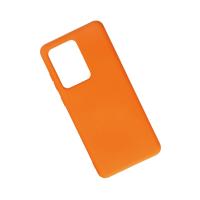 Newface Samsung Galaxy S20 Ultra Kılıf Nano içi Kadife Silikon - Turuncu