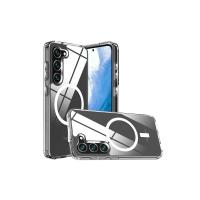 Newface Samsung Galaxy S23 Kılıf Magneticsafe Şeffaf Silikon - Şeffaf