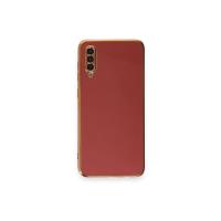 Newface Samsung Galaxy A70 Kılıf Volet Silikon - Kırmızı