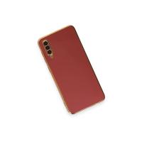 Newface Samsung Galaxy A70 Kılıf Volet Silikon - Kırmızı