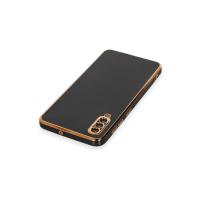 Newface Samsung Galaxy A50 Kılıf Volet Silikon - Siyah