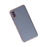 Newface Samsung Galaxy A50 Kılıf Volet Silikon - Mavi