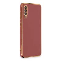 Newface Samsung Galaxy A50 Kılıf Volet Silikon - Kırmızı