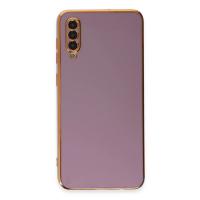 Newface Samsung Galaxy A50 Kılıf Volet Silikon - Mor