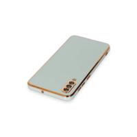 Newface Samsung Galaxy A50 Kılıf Volet Silikon - Açık Yeşil