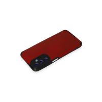 Newface Samsung Galaxy M34 5G Kılıf Loop Deri Silikon - Kırmızı