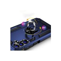 Newface Samsung Galaxy A04S Kılıf Sofya Yüzüklü Silikon Kapak - Lacivert