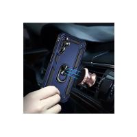 Newface Samsung Galaxy A04S Kılıf Sofya Yüzüklü Silikon Kapak - Lacivert