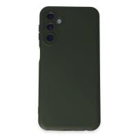 Newface Samsung Galaxy M34 5G Kılıf Nano içi Kadife Silikon - Koyu Yeşil