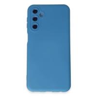Newface Samsung Galaxy M14 5G Kılıf Nano içi Kadife Silikon - Mavi