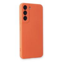 Newface Samsung Galaxy S23 Plus Kılıf Nano içi Kadife Silikon - Turuncu