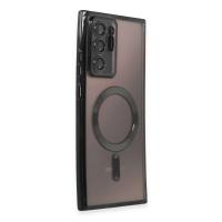 Newface Samsung Galaxy Note 20 Ultra Kılıf Kross Magneticsafe Kapak - Siyah
