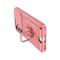 Newface Samsung Galaxy A05S Kılıf Zuma Kartvizitli Yüzüklü Silikon - Pembe